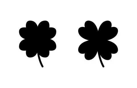 Clover icon vector illustration. clover sign and symbol. four leaf clover ico Stock Illustration