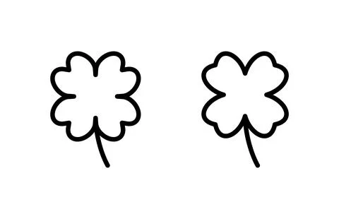 Clover icon vector illustration. clover sign and symbol. four leaf clover ico Stock Illustration