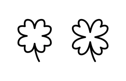 Clover icon vector illustration. clover sign and symbol. four leaf clover ico Stock Illustration