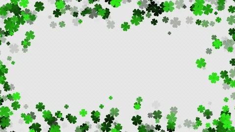 Clover Leaf Frame Stock Footage 170588245