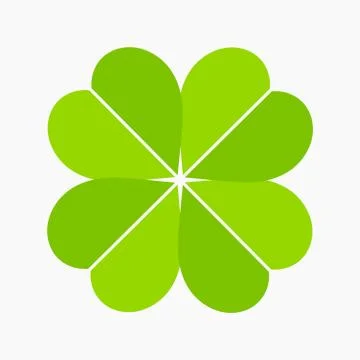 Clover leaf icon. Vector illustration. Stock Illustration