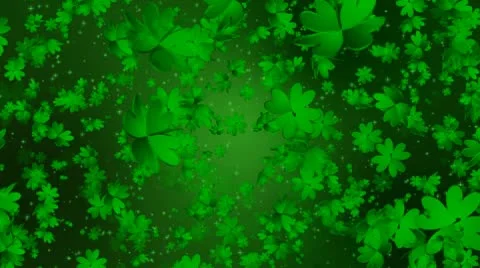 Clover Leaf Infinity Loop Stock Footage