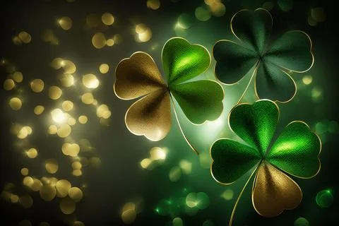 Clover leaf. Saint Patrick's Day concept. Stock Illustration