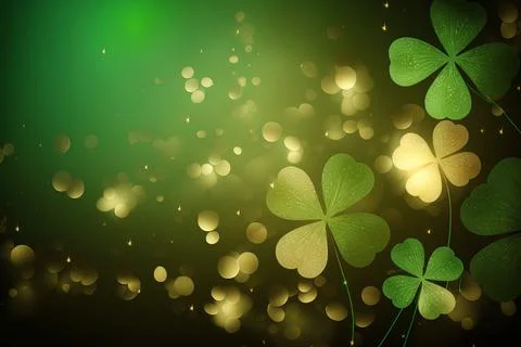Clover leaf. Saint Patrick's Day concept. Stock Illustration