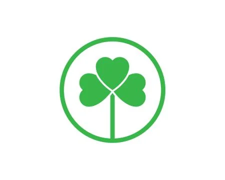 Clover leaf vector icon illustration design Stock Illustration