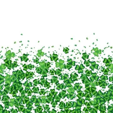 Clover leaves background Stock Illustration