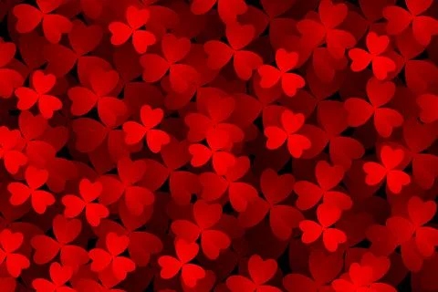 Clover leaves background. Suitable for Saint Patrick's Day, nature concept, a Stock Illustration