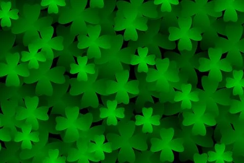 Clover leaves background. Suitable for Saint Patrick's Day, nature concept, a Stock Illustration