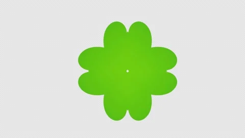 Clover leaves  Psychedelic Animation Stock Footage 233826770