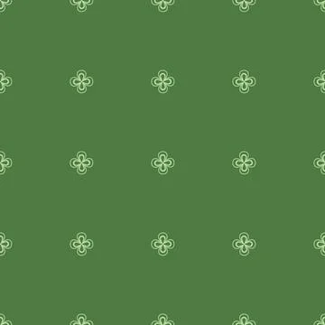 Clover leaves. St. Patrick s Day seamless pattern Illustrazione stock