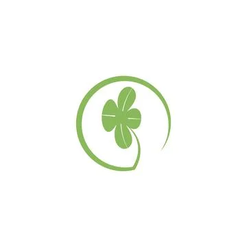Clover Logo Template vector symbol Stock Illustration