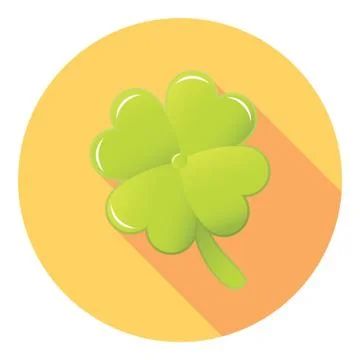 Clover Lucky Leaf Stock Illustration
