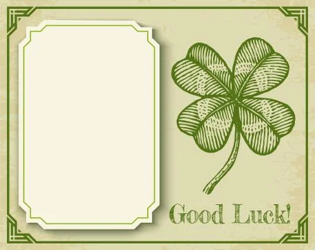 Clover for Patrick's day Иллюстрация