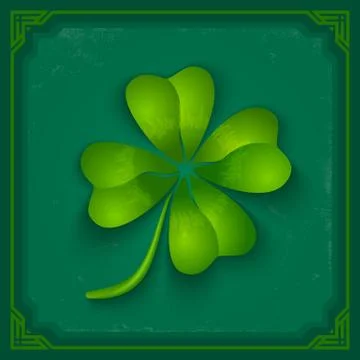 Clover for Patrick's day Stock Illustration