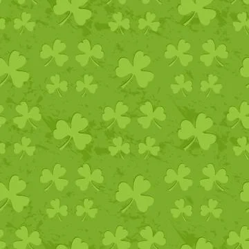 Clover pattern Stock Illustration