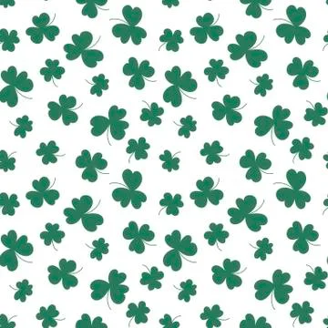 Clover pattern Stock Illustration