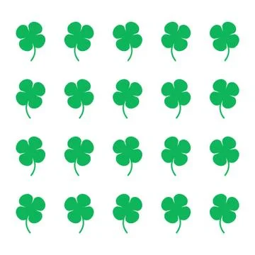 Clover pattern Illustrazione stock