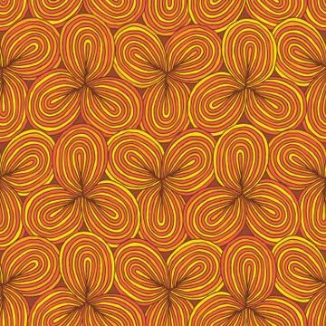 Clover seamless pattern Stock Illustration