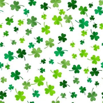 Clover seamless pattern. illustration Stock Illustration