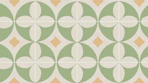 Clover tile background Illustrazione stock