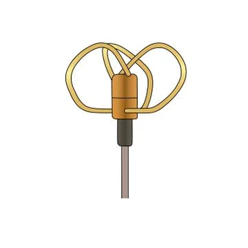 Cloverleaf antenna Stock-Illustration