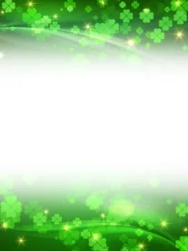 Clovers frame Stock Illustration