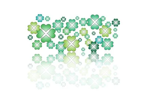 Clovers Stock Illustration