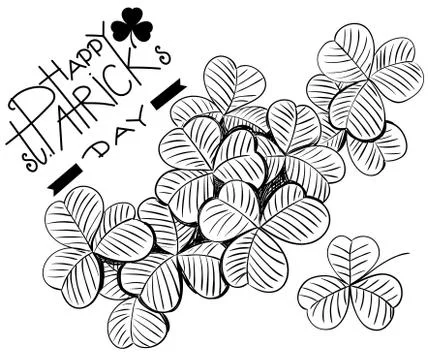 Clovers Illustrazione stock