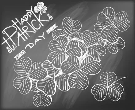 Clovers Stock Illustration
