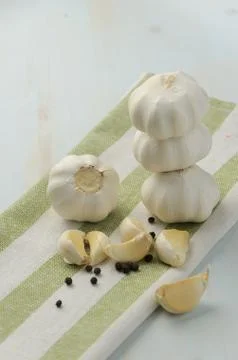 Cloves of garlic Stock Photos
