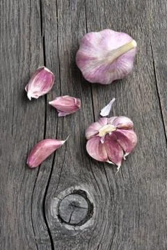 Cloves of garlic 스톡 사진