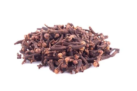 Cloves isolated on white Stock Photos
