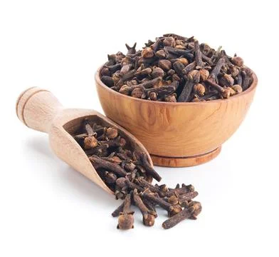 Cloves isolated on white Stock Photos