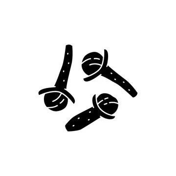 Cloves olor line icon. Essential oils fruit seeds. Stock Illustration