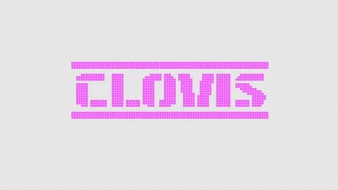 Clovis. American city. Animated text. 4K video. Transparent Alpha channel. Stock Footage 157992067