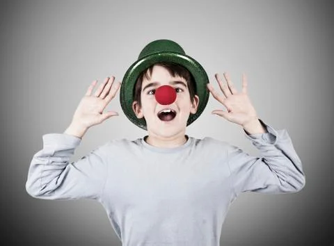 Clown on background Stock-Fotos