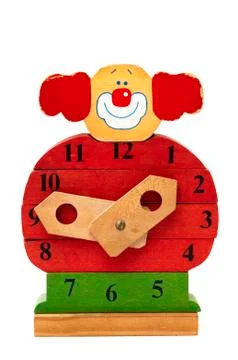 Clown clock 스톡 사진