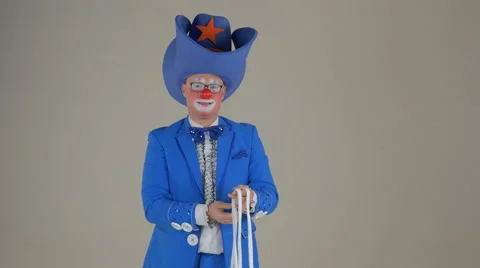 Clown coloring 스톡 동영상 62371053