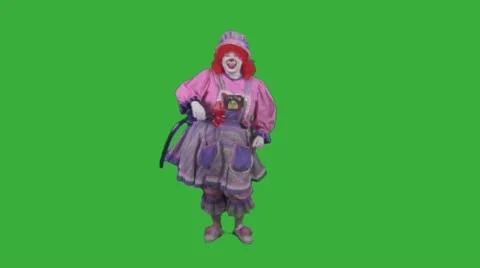 Clown Dancing Stock Footage 21960796