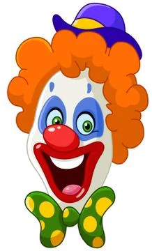 Clown face Stock Illustration