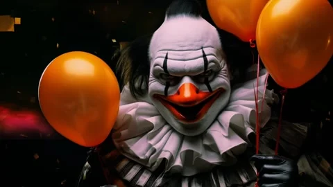 Clown Faces Stock Footage 246452322