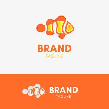 Clown fish Logo Stock Illustration