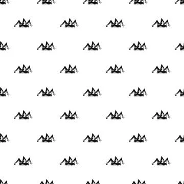 Clown hat bells pattern seamless Stock Illustration