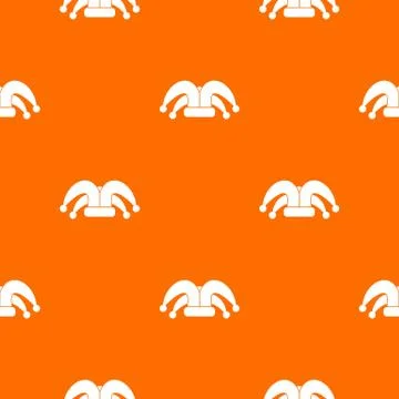 Clown hat pattern seamless Stock Illustration