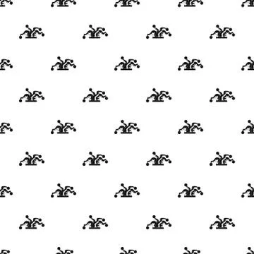 Clown hat pattern seamless Stock Illustration