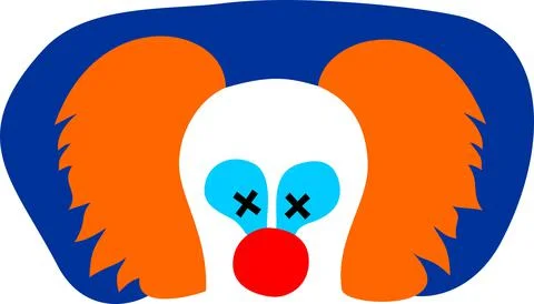 Clown icon vector illustration Stock Illustration