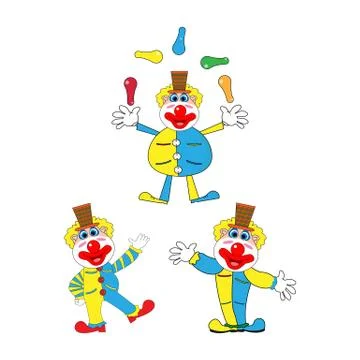 Clown Stock Illustration