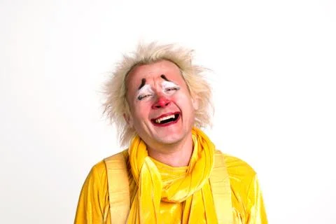 Clown much laughing Stock Photos