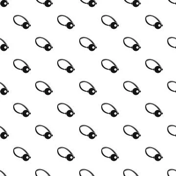 Clown nose pattern, simple style Stock Illustration