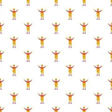 Clown pattern Stock Illustration